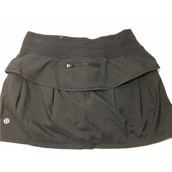 Lululemon Personal Best Skort - Black Size 8 - Women's Black Shorts - Picture 4 of 10